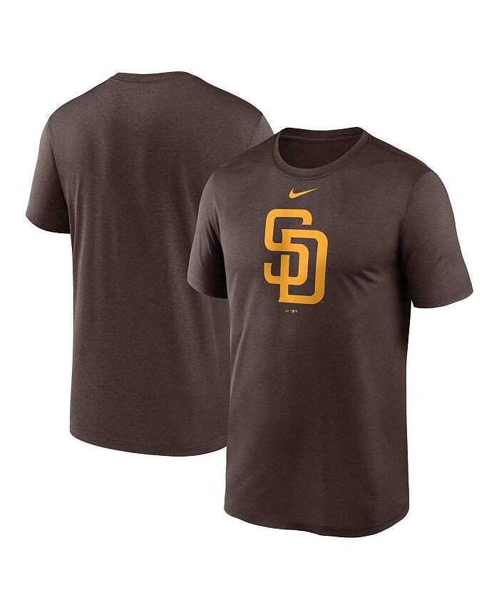 

Мужская темно-серая футболка с логотипом San Diego Padres New Legend Nike, серый