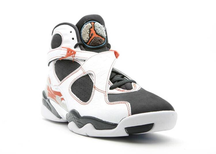 Ls black. Air Jordan 8 (VIII) Retro - White / Orange Blaze - Silver - Stealth. Jordan 8 Orange Blaze.