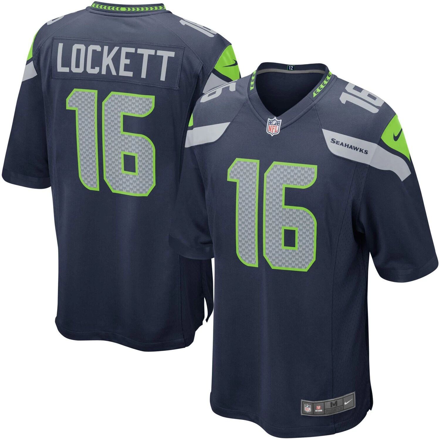 

Молодежный Джерси Nike Tyler Lockett College Navy Seattle Seahawks Team Color Game Nike