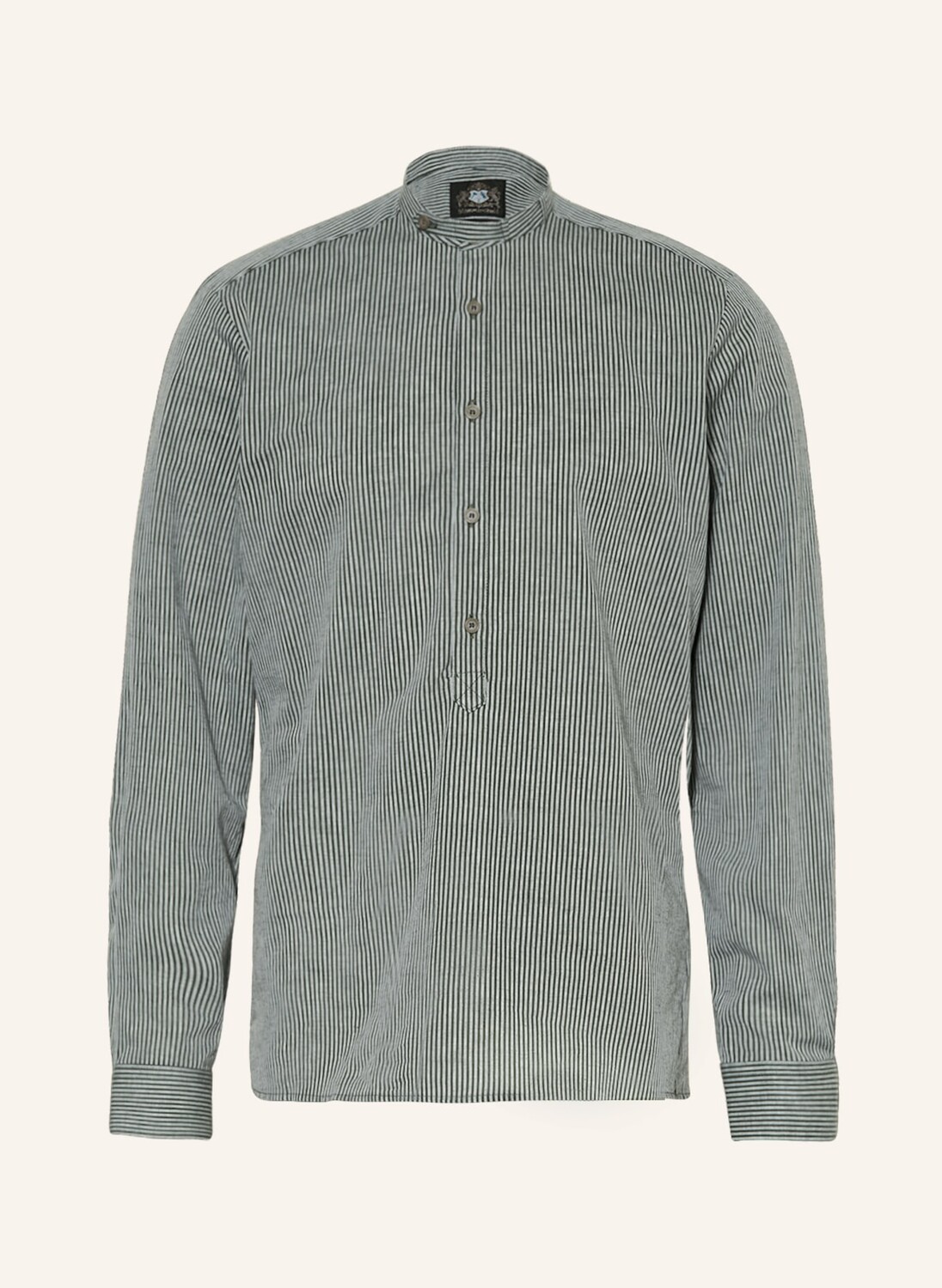 

Рубашка Hammerschmid PFOAD Slim Fit mit Leinen, зеленый