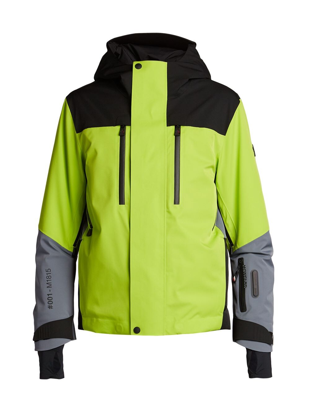 

Черная лыжная куртка Moncler Grenoble, зеленый, Черный