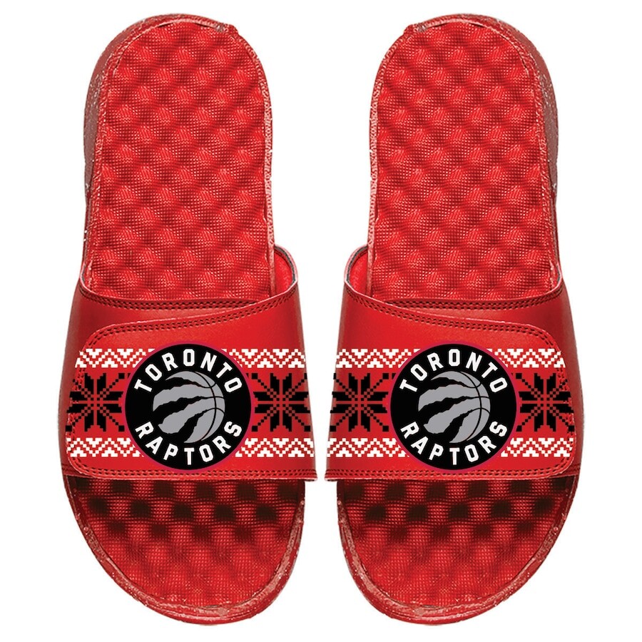 

Шлепанцы ISlide Toronto Raptors, красный