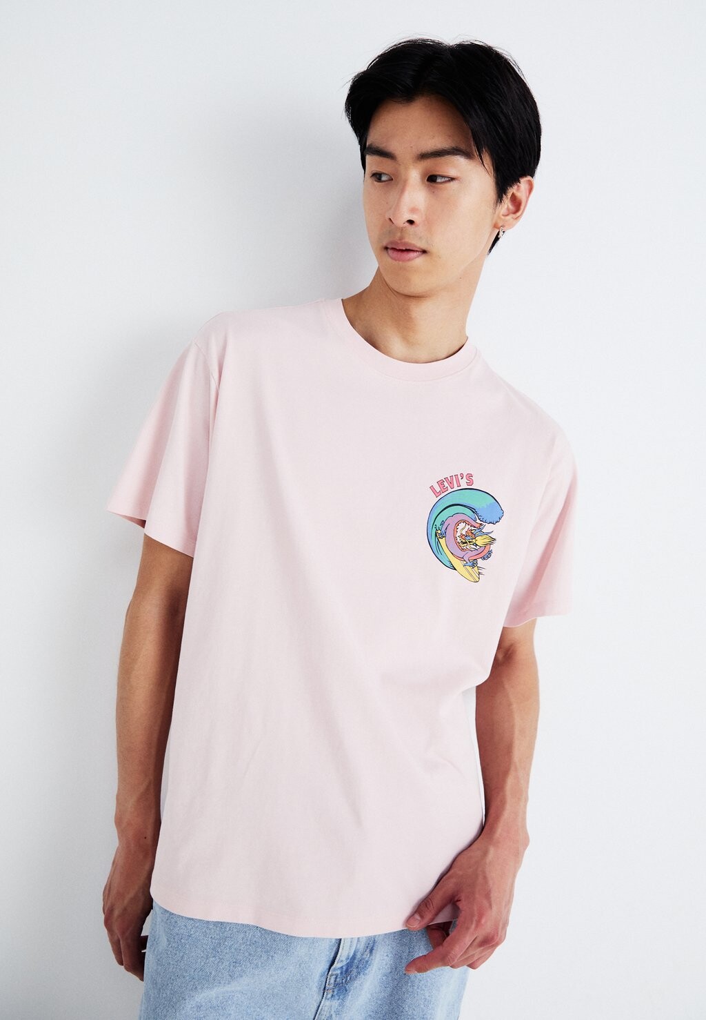 

Футболка с принтом Vintage Fit Tee Levi's, розовая