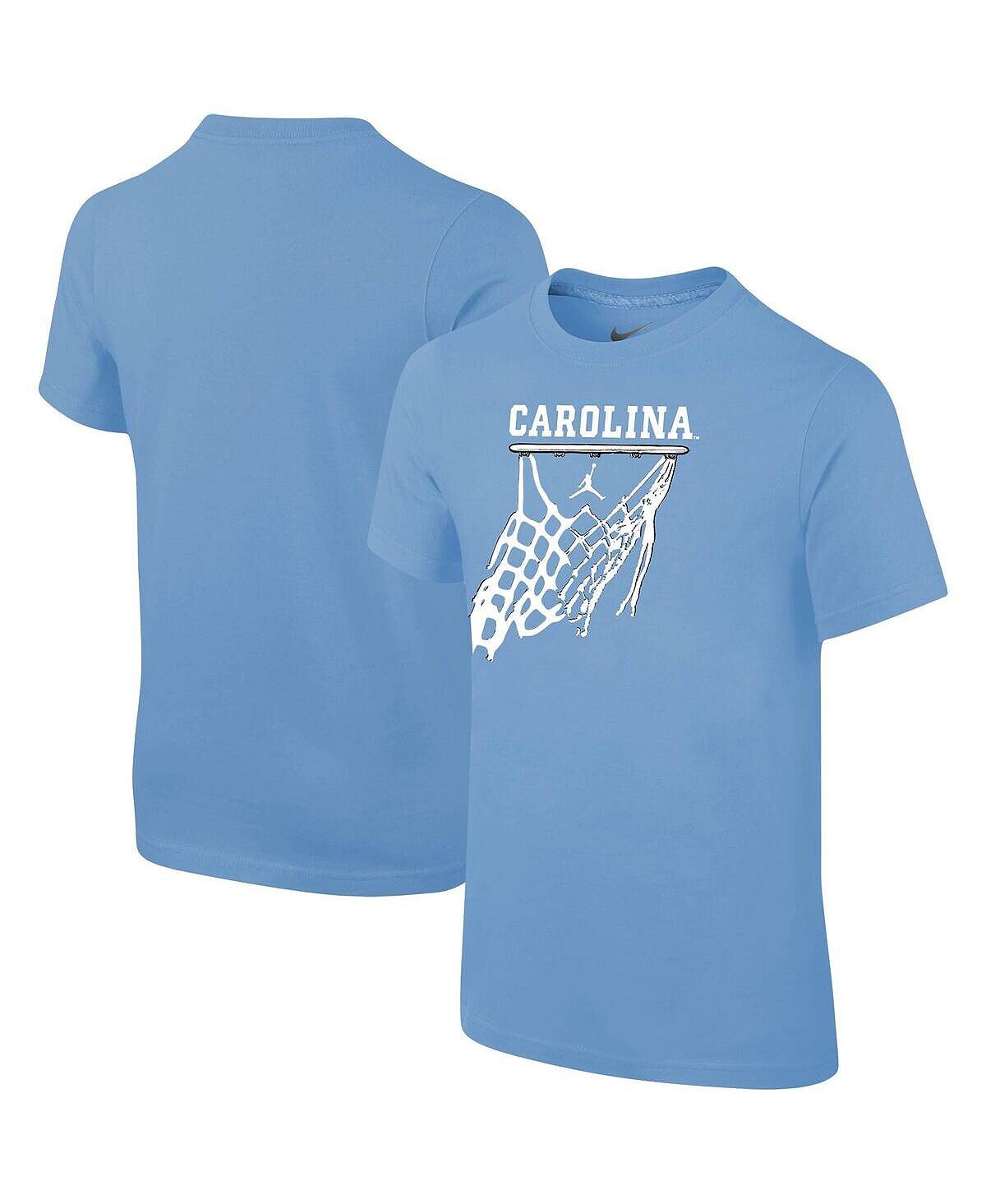 

Синяя футболка с баскетбольной сеткой Big Boys Brand Carolina North Carolina Tar Heels Jordan