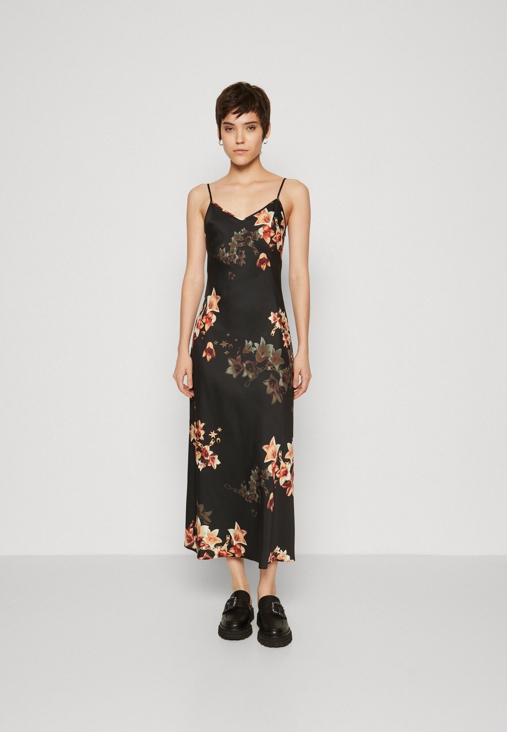 

Дневное платье AllSaints BRYONY STARGAZER DRESS, черный