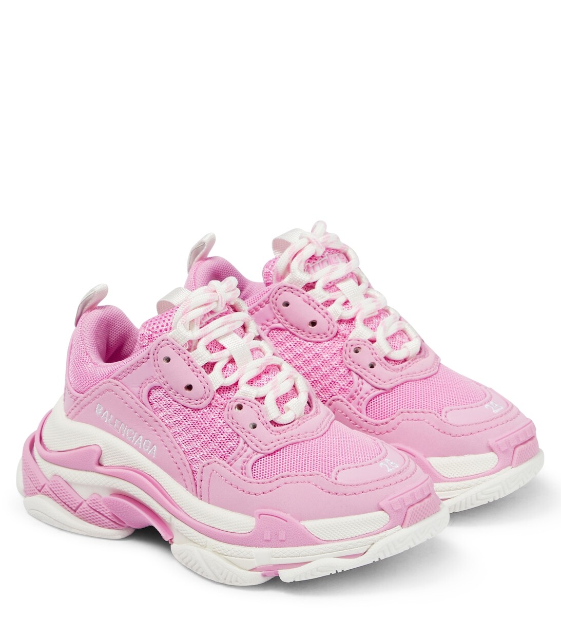

Кроссовки Triple S Balenciaga Kids, розовый
