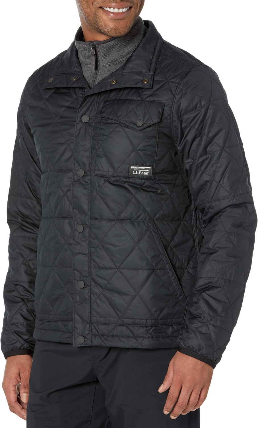 

Утепленная куртка-рубашка Katahdin Regular L.L.Bean, цвет Black/Black