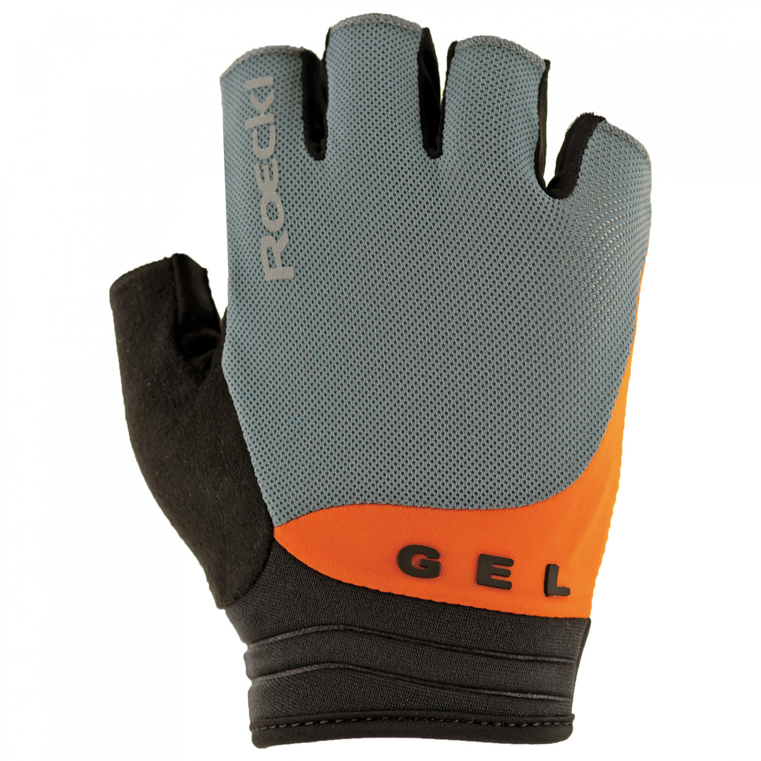 Перчатки Roeckl Sports Itamos 2, цвет Hurricane Grey/Orange