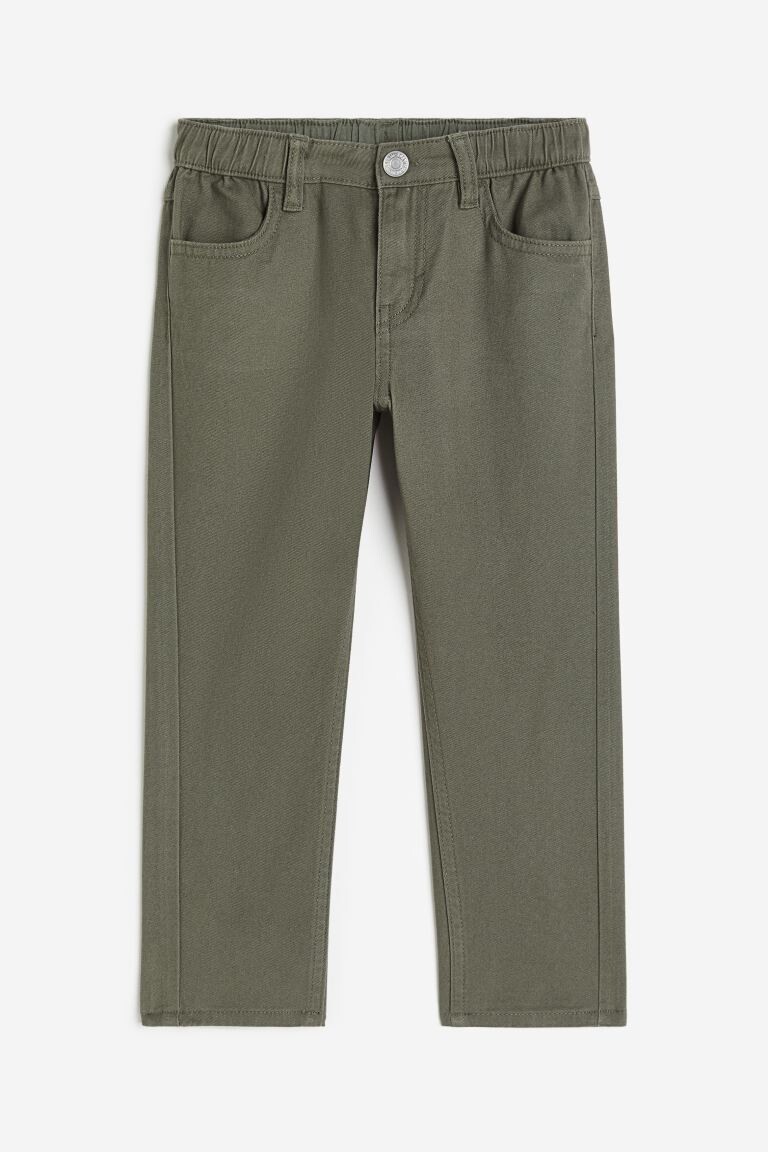 

Свободные брюки зауженного кроя H&M, зеленый