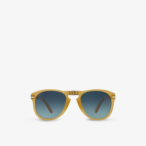 

PO0714SM Солнцезащитные очки в форме пилота Steve McQueen из хрустального стекла и ацетата Persol, желтый