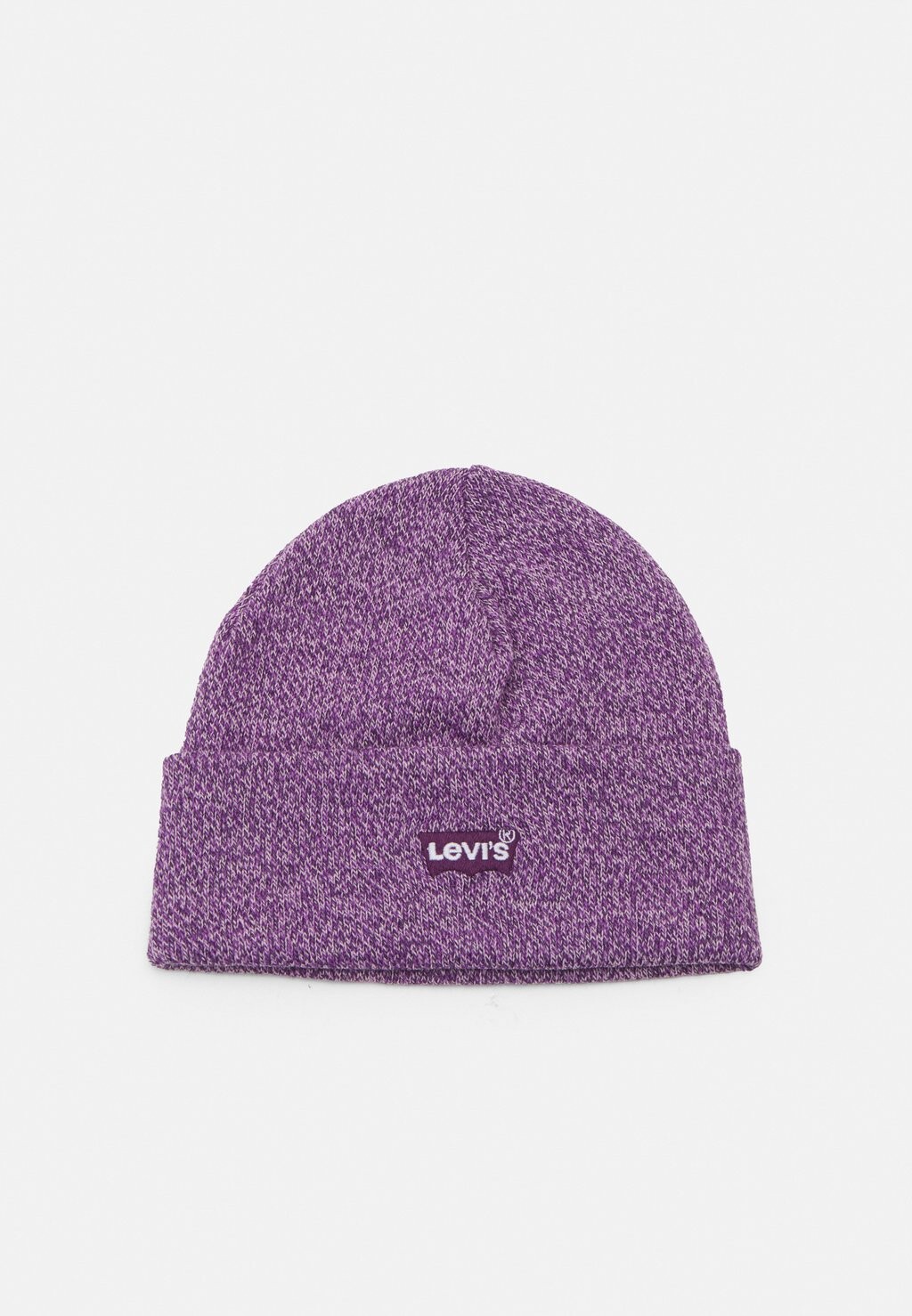 

Шапка Levi's BATWING BEANIE, цвет dark purple