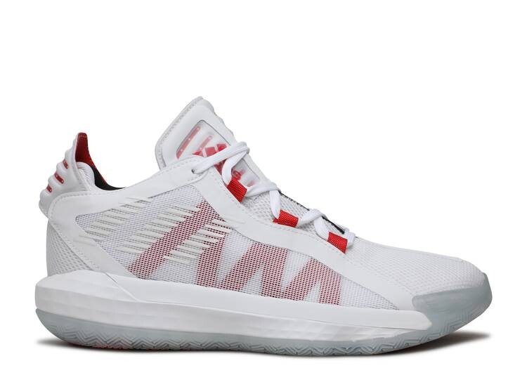 

Кроссовки Adidas DAME 6 'SCARLET', белый, Белый;серый
