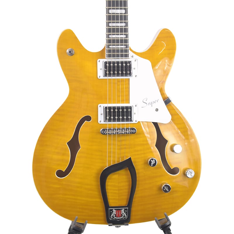 Электрогитара Hagstrom Super Viking Semi-Hollow Electric Guitar - Dandy Dandelion