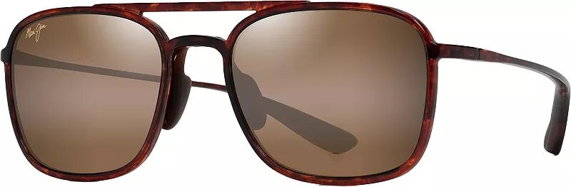 цена Поляризованные солнцезащитные очки-авиаторы Maui Jim Keokea