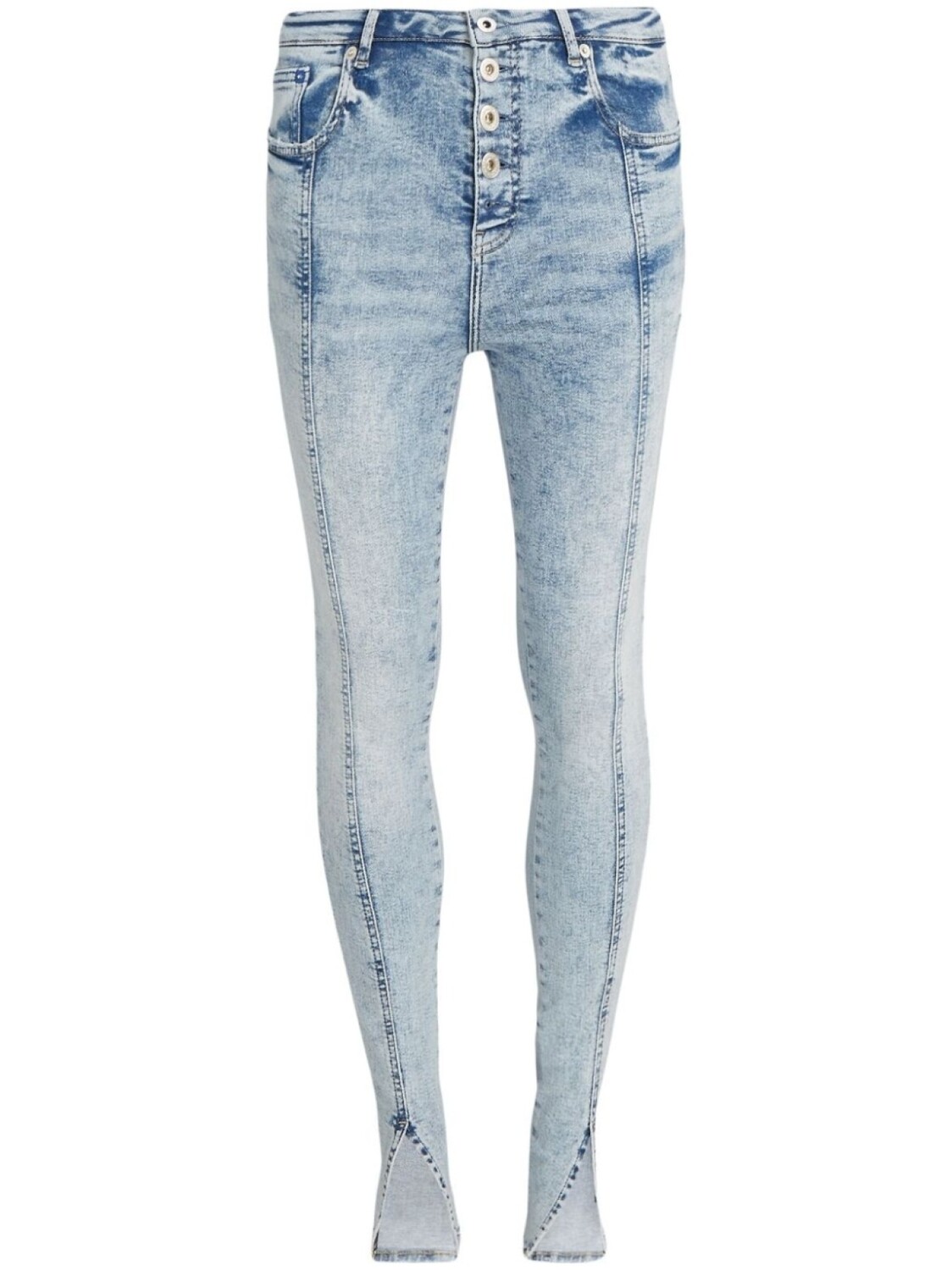 

Karl Lagerfeld Jeans джинсы скинни с завышенной талией, синий