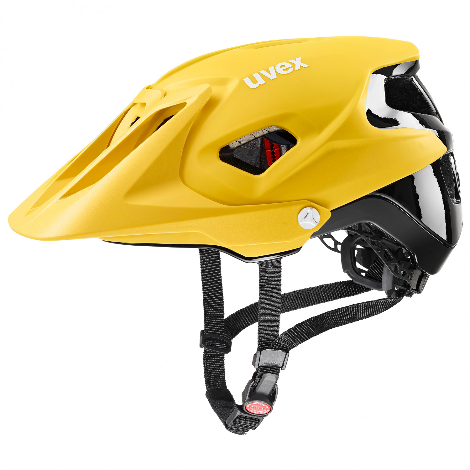 Велосипедный шлем Uvex Quatro Integrale, цвет Sunbee/Black Matt