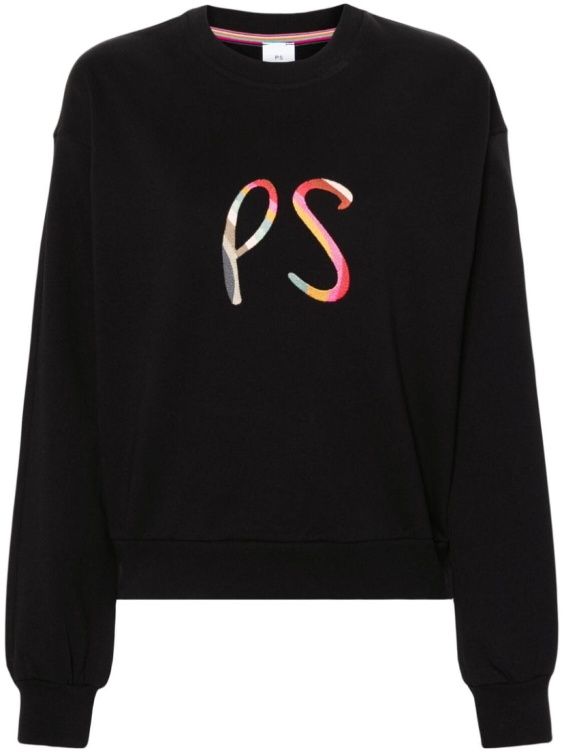 

PS Paul Smith толстовка Spray Swirl с вышитым логотипом, черный