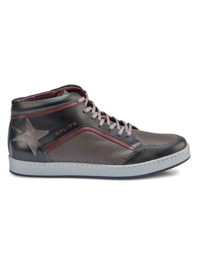 

Высокие кожаные кроссовки Urban Sepol, цвет Grey Black