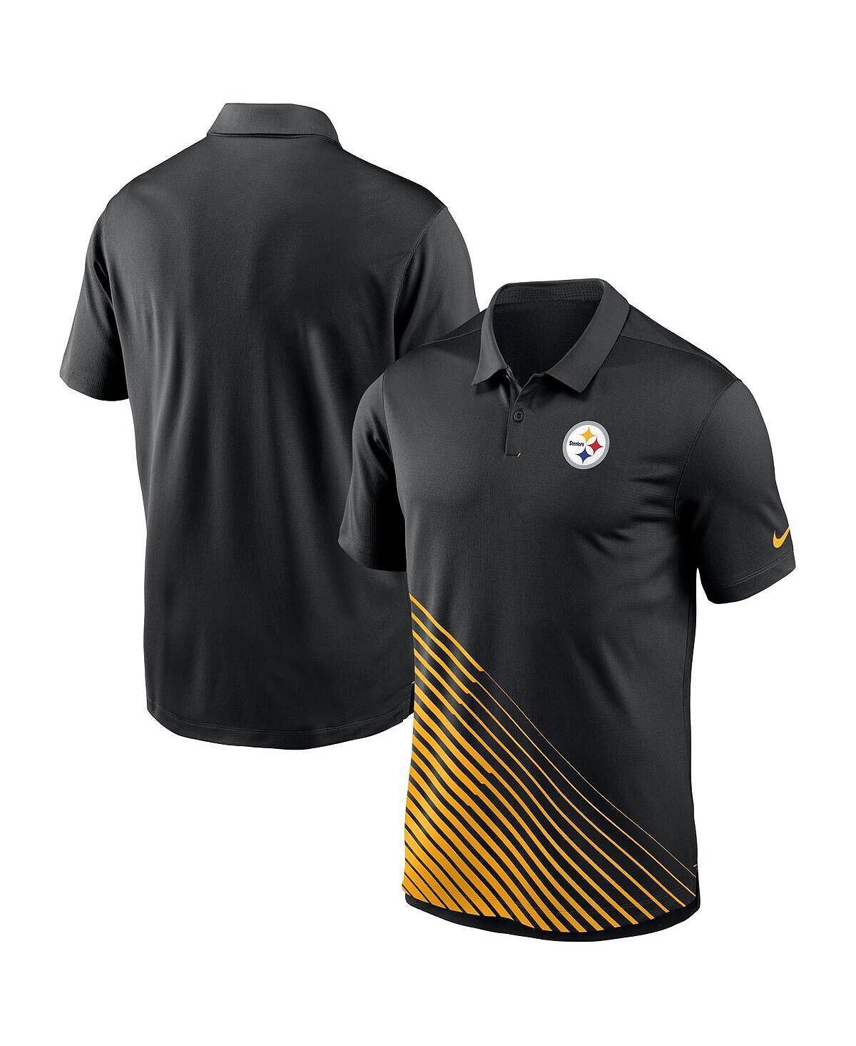 

Мужская черная рубашка-поло Pittsburgh Steelers Vapor Performance Nike