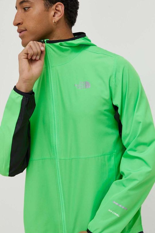 Ветрозащитная куртка The North Face, зеленый