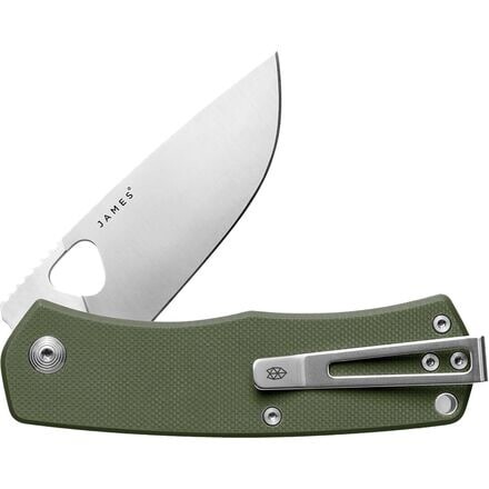 

Нож Фолсома The James Brand, цвет OD Green/Stainless/Micarta