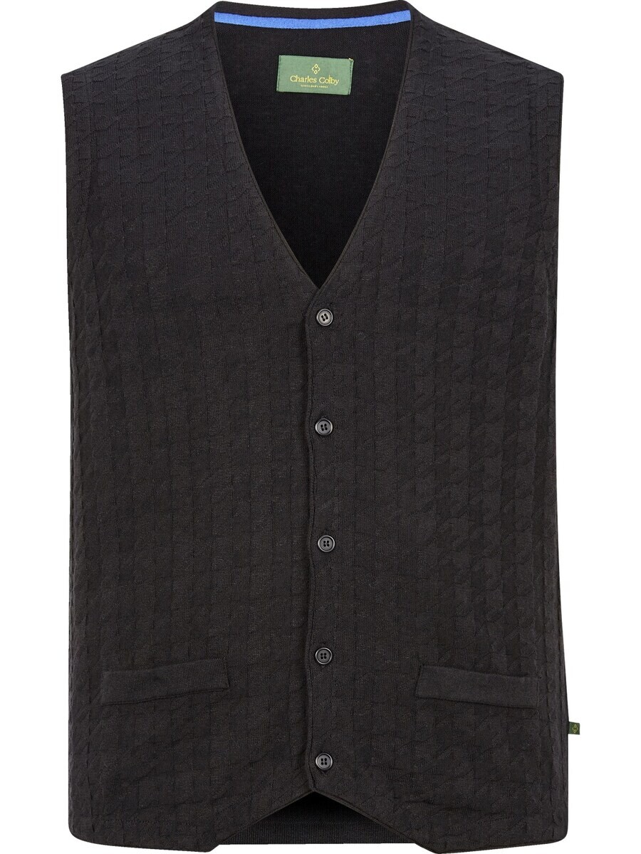 

Кардиган Charles Colby Knit Cardigan Duke Ryan, темно-коричневый