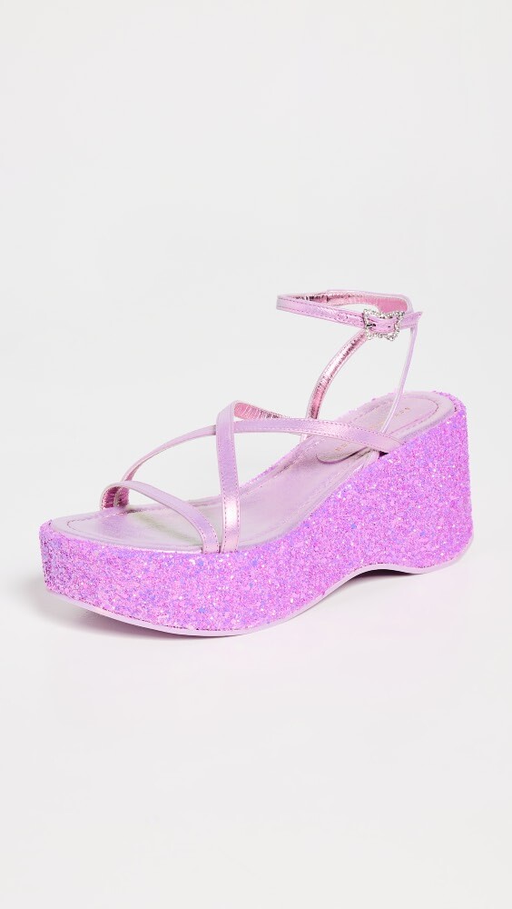 

Сандалии Sophia Webster Venus Flatform, сиреневый