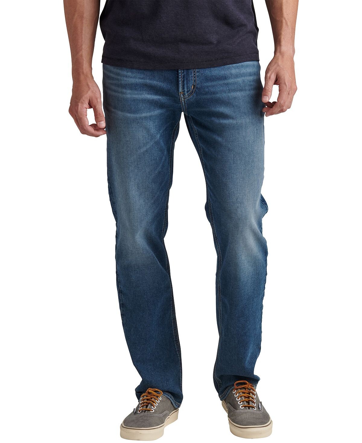 

Мужские джинсы из денима свободного покроя The Authentic Silver Jeans Co.