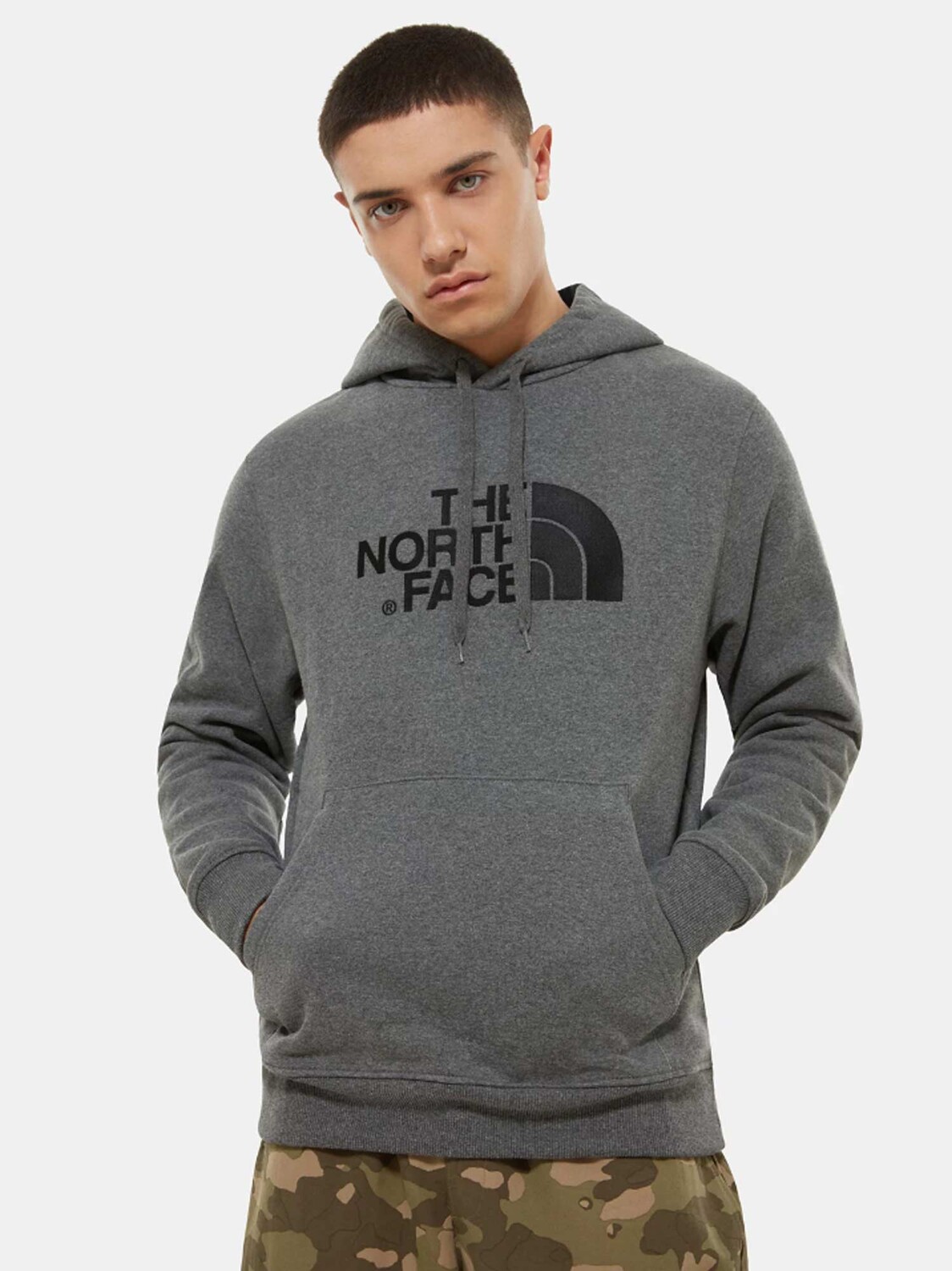 

Толстовка The North Face M DREW PEAK PLV HD, серый