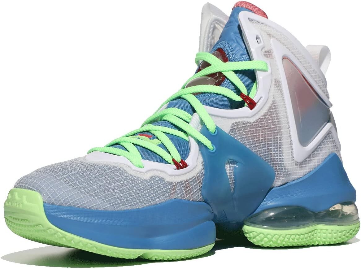 

Кроссовки LeBron XIX Nike, цвет Dutch Blue/Pomegranate/Lime Glow/White