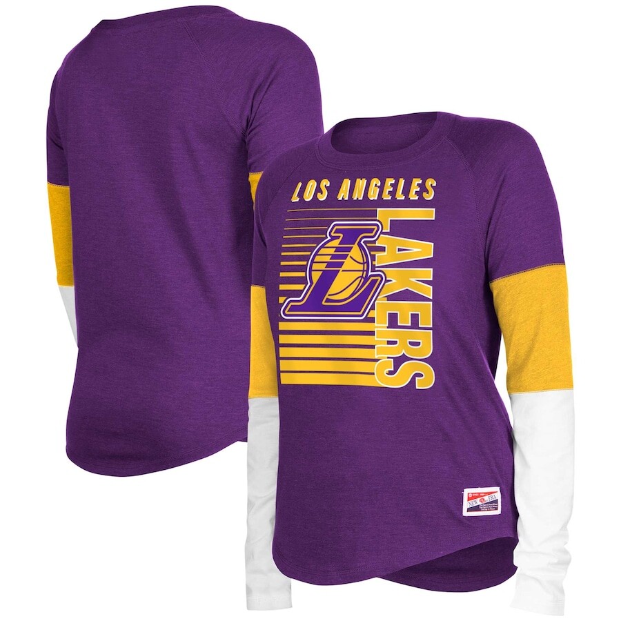 

Футболка с длинным рукавом New Era Los Angeles Lakers, фиолетовый
