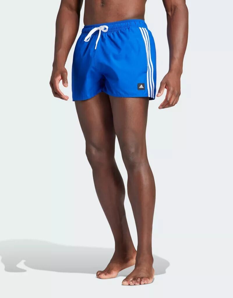 

Синие шорты для плавания adidas CLX с тремя полосками adidas performance