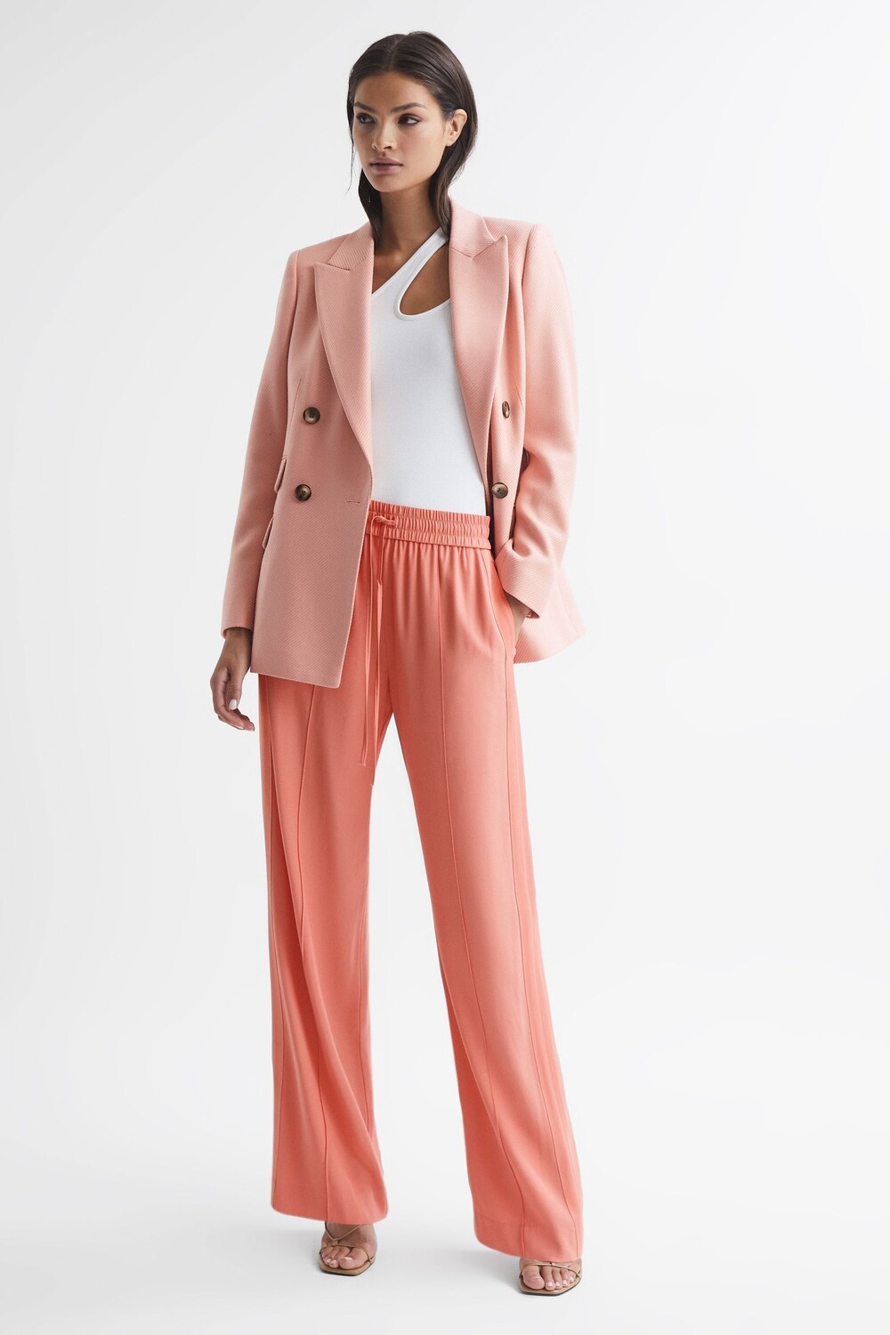 

Широкие брюки Mina Reiss, розовый