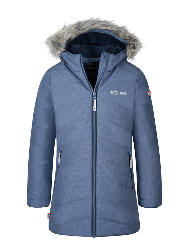 Лыжная куртка Trollkids Lifjell, синий лыжная куртка trollkids lifjell цвет grau pink