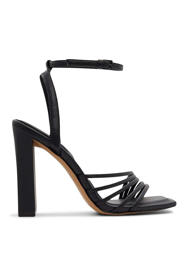 

Сандалии Estela из экокожи с ремешком с пряжкой Aldo, черный