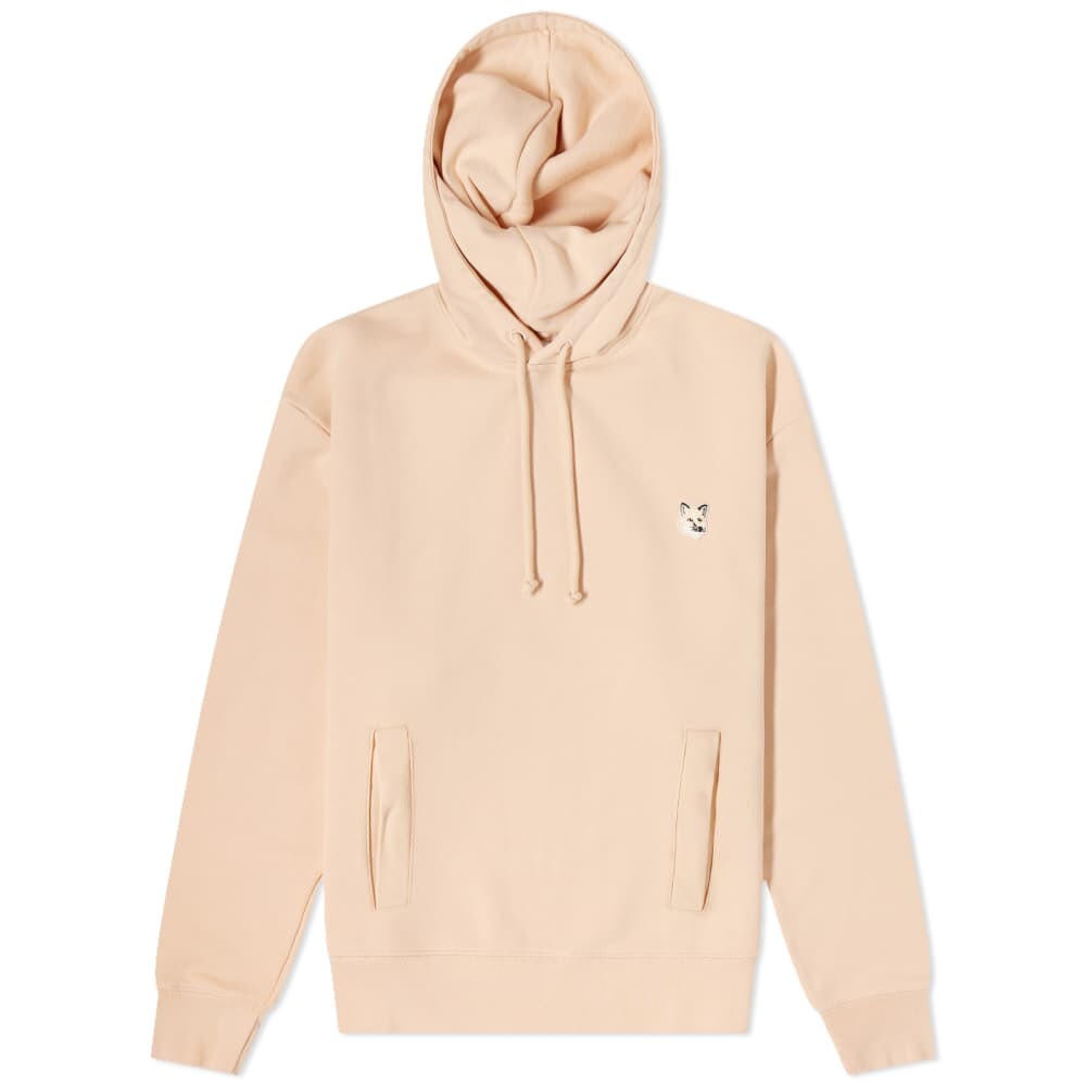

Толстовка с нашивкой в ​​виде головы лисы Maison Kitsune в тон, персиковый