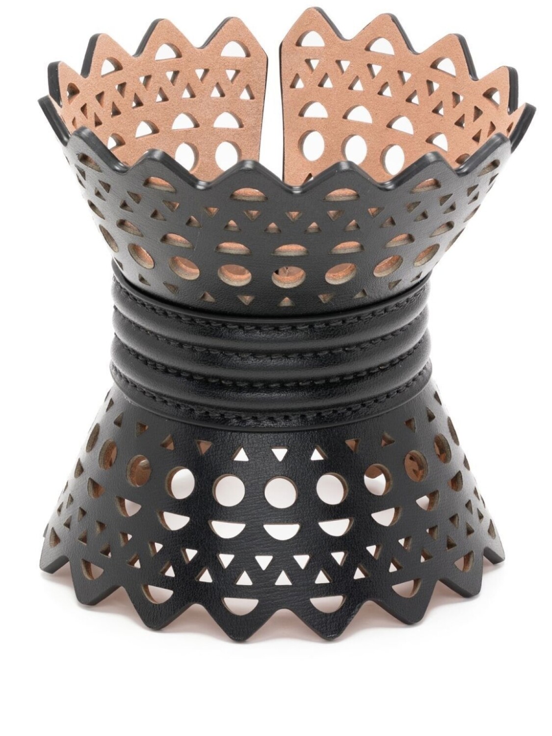 

Браслет-кафф с вырезами Alaïa, черный