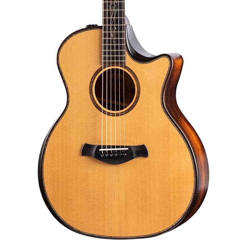 Акустическая гитара Taylor Builder's Edition K14ce Sitka Spruce Acoustic-Electric Guitar акустическая гитара taylor ts bt taylor swift acoustic guitar natural sitka spruce