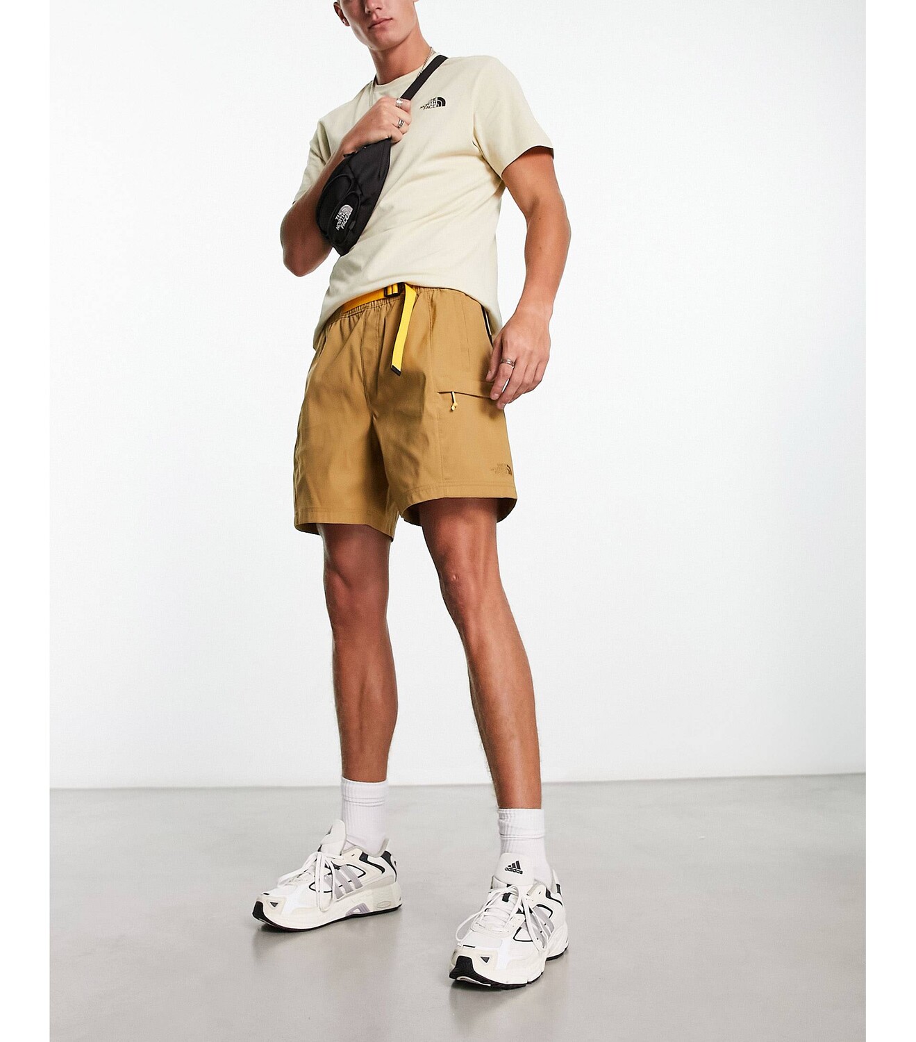 

Коричневые шорты с поясом The North Face Class V