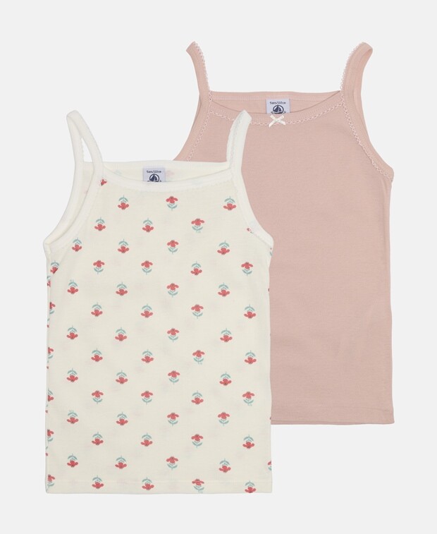 

Майка, комплект из 2 шт. Petit Bateau, белый