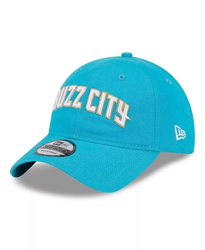 

Мужская бирюзовая регулируемая шапка Charlotte Hornets 2023/24 City Edition 9TWENTY New Era, синий