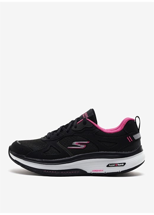 

Черные/розовые женские кроссовки Skechers