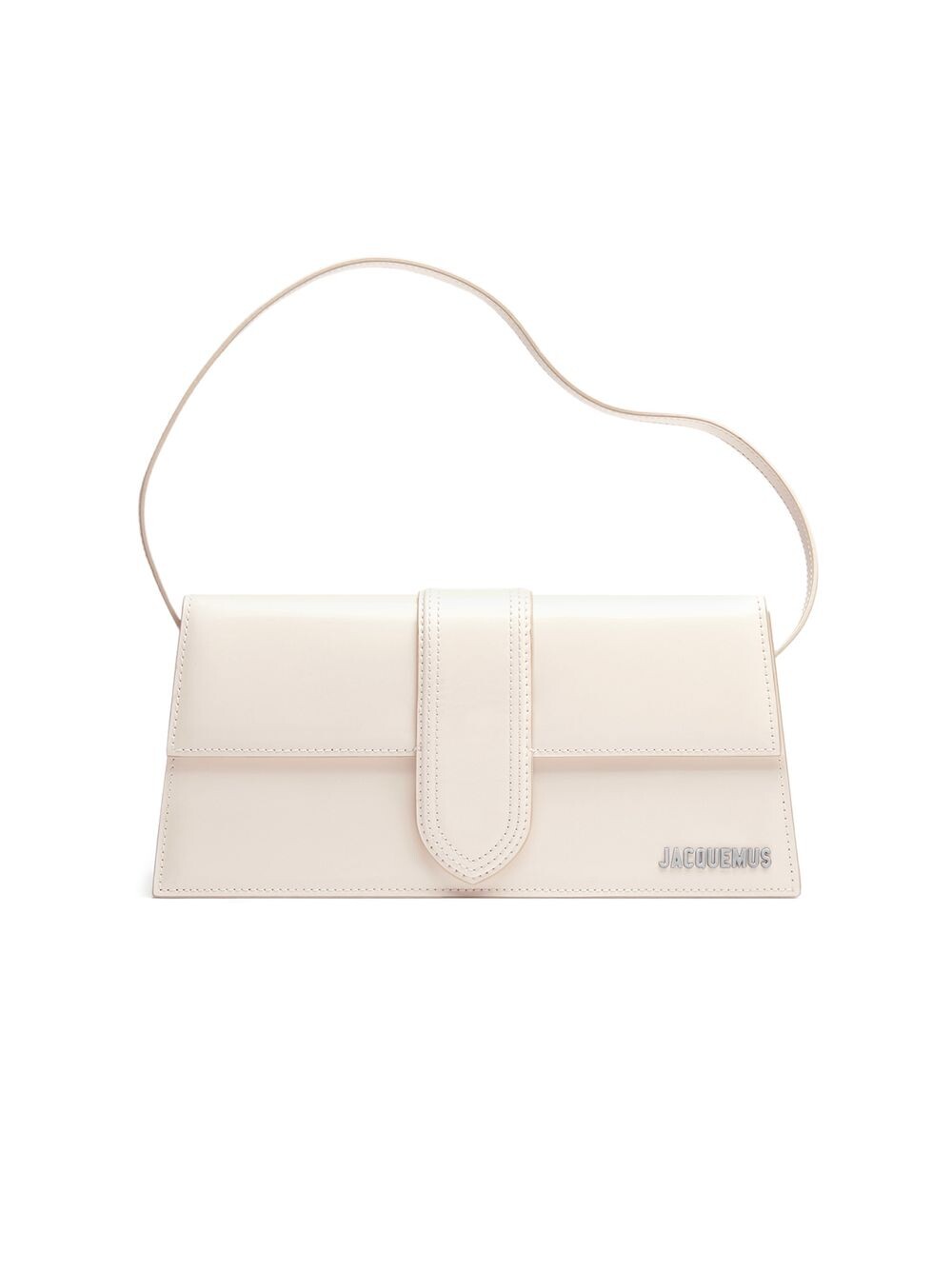 

Le Chouchou Длинная кожаная сумка через плечо Le Bambino Jacquemus, белый
