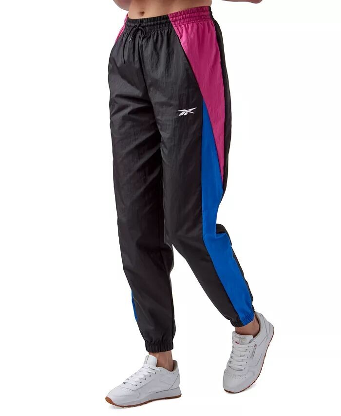 

Женские спортивные брюки из тканого материала Vector Reebok, черный
