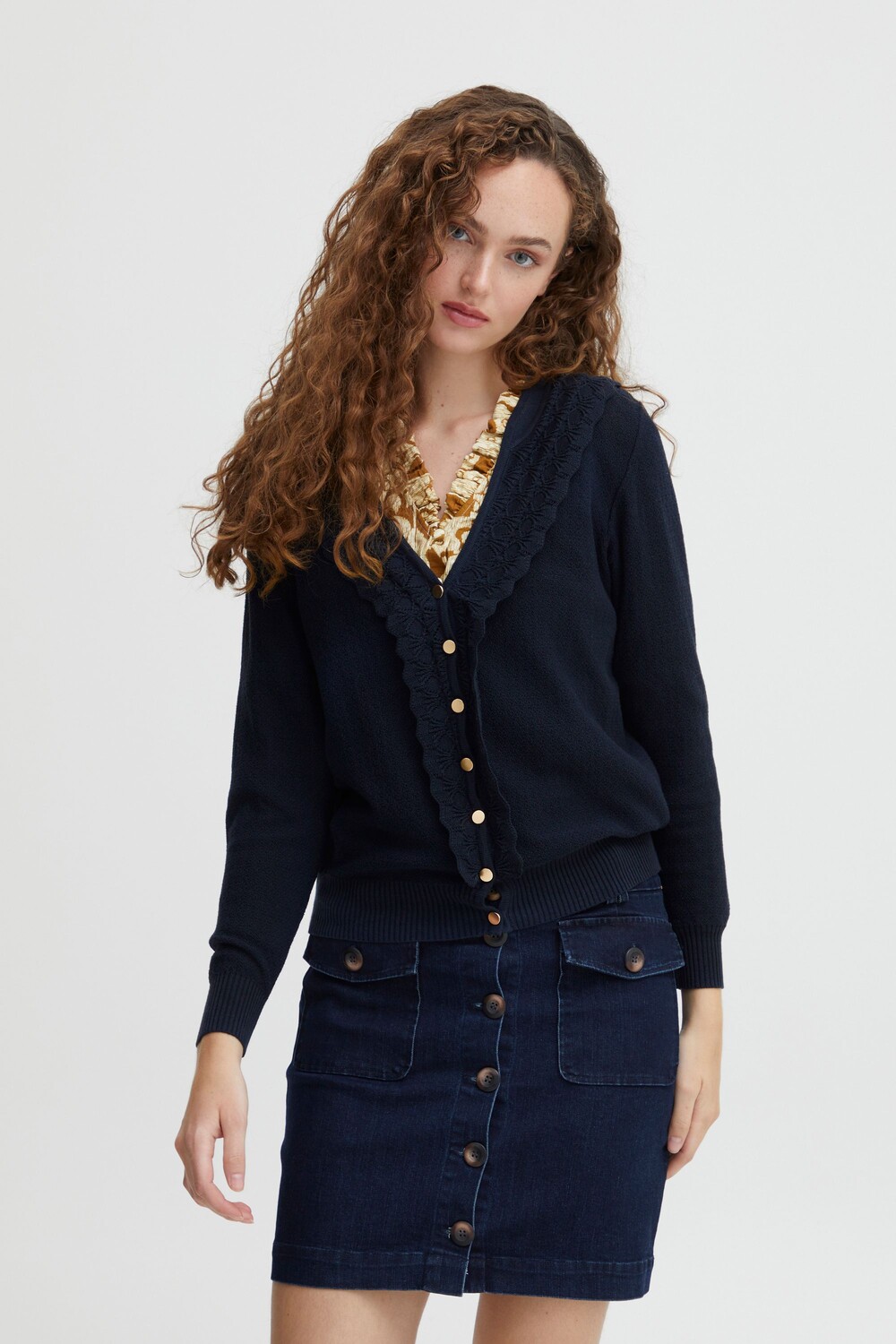 

Кардиган Atelier Rêve Strickjacke IRNESHA CA2 20117068, серый
