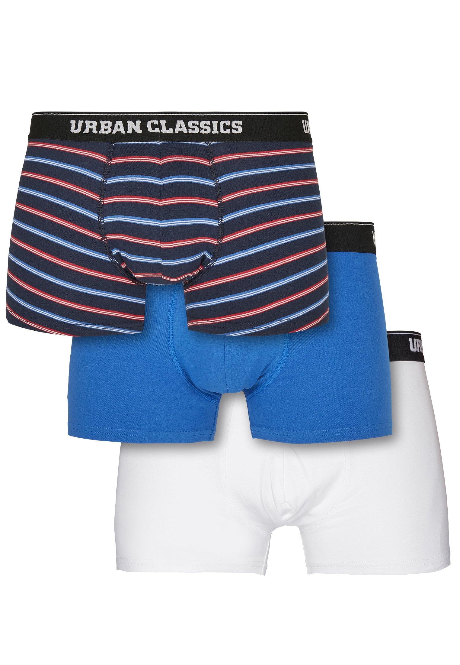 Боксеры Urban Classics s, цвет neon stripe aop+boxer blue+wht
