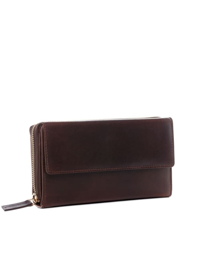 

Кошелек BACCINI Leder echt Leder Damen Geldbeutel groß braun LIA, коричневый