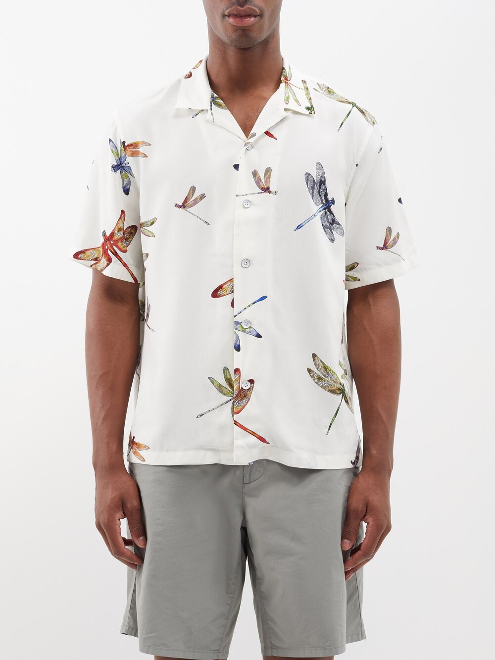 

Рубашка avery из вискозы с цветочным принтом Rag & Bone, бежевый