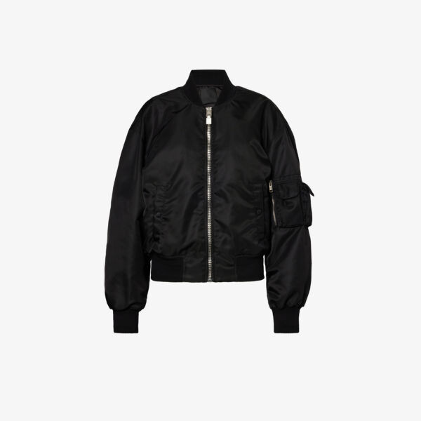 

Бомбер свободного кроя с брендовым принтом Givenchy, черный