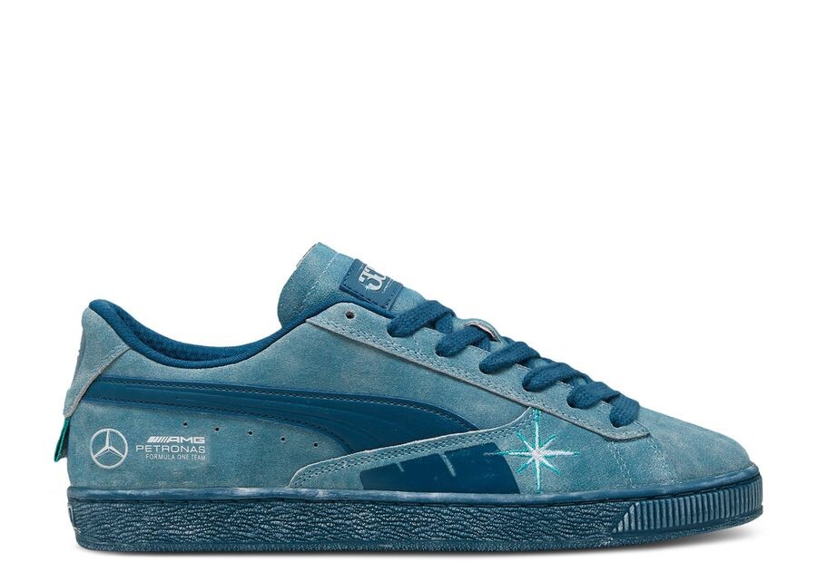 

Кроссовки Puma Mercedes-Amg Petronas F1 X Suede T 'Crews Go Summer', синий